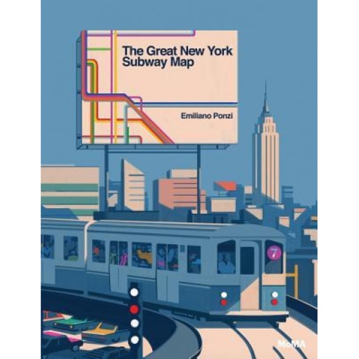 The Great New York Subway Map, Emiliano Ponzi (Author)