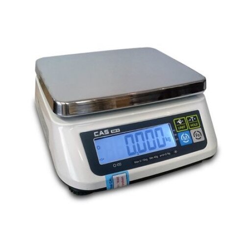 Cantar numarator CAS SWII 15CS 15 Kg, USB, cu verificare metrologica 1 an