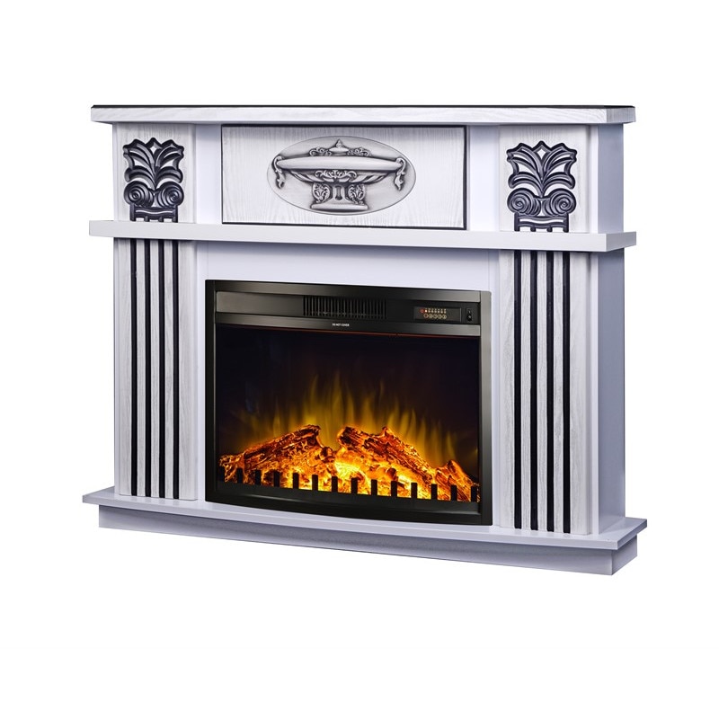 Semineu electric Roma mini alb & Zakinthos, Dimensiuni (I*L*A) :967*1200*310 mm