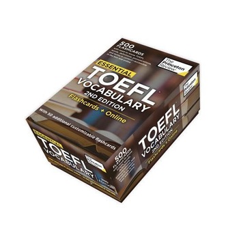 Essential TOEFL Vocabulary, 2nd Edition: Flashcards + Online: 500 Essential Vocabulary Words to Help Boost Your TOEFL Score, Princeton Review (Author) Essential TOEFL Vocabulary, 2nd Edition: Flashcards + Online: 500 Essential Vocabulary Words to Help Boost Your TOEFL Score, Princeton Review (Author)