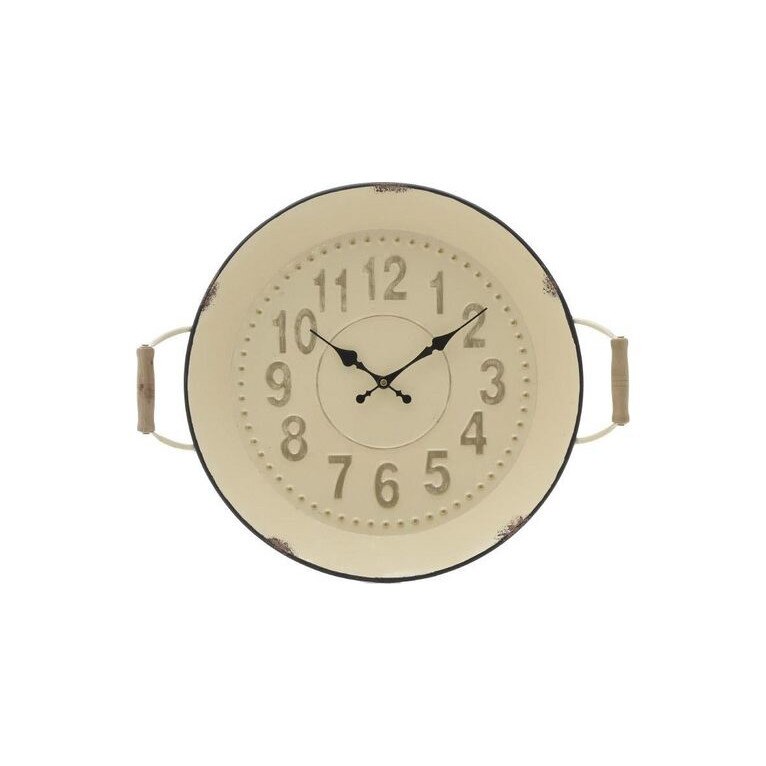 Ceas Cuisine INART, Lemn/Metal, 52cmx9cmx43cm