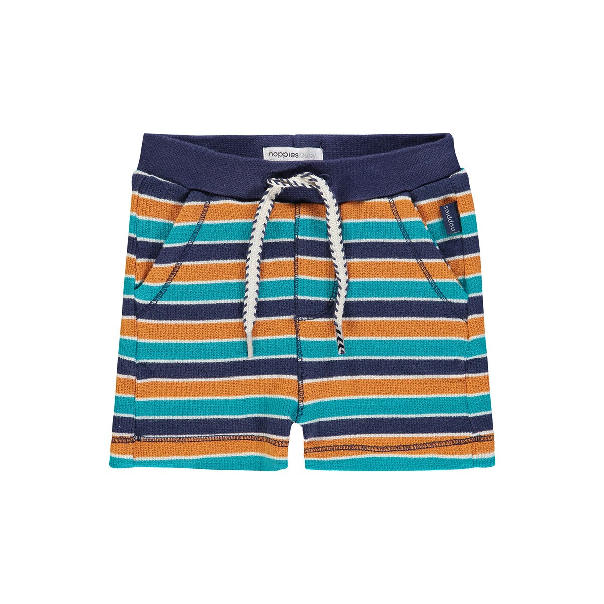 Pantaloni scurti baieti, Noppies, cu dungi, Sidney, multicolori