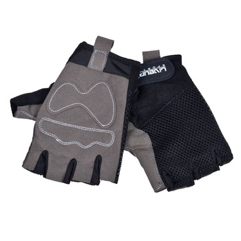 Set 2 buc, manusi antrenament fitness, negru/gri Set 2 buc, manusi antrenament fitness, negru/gri