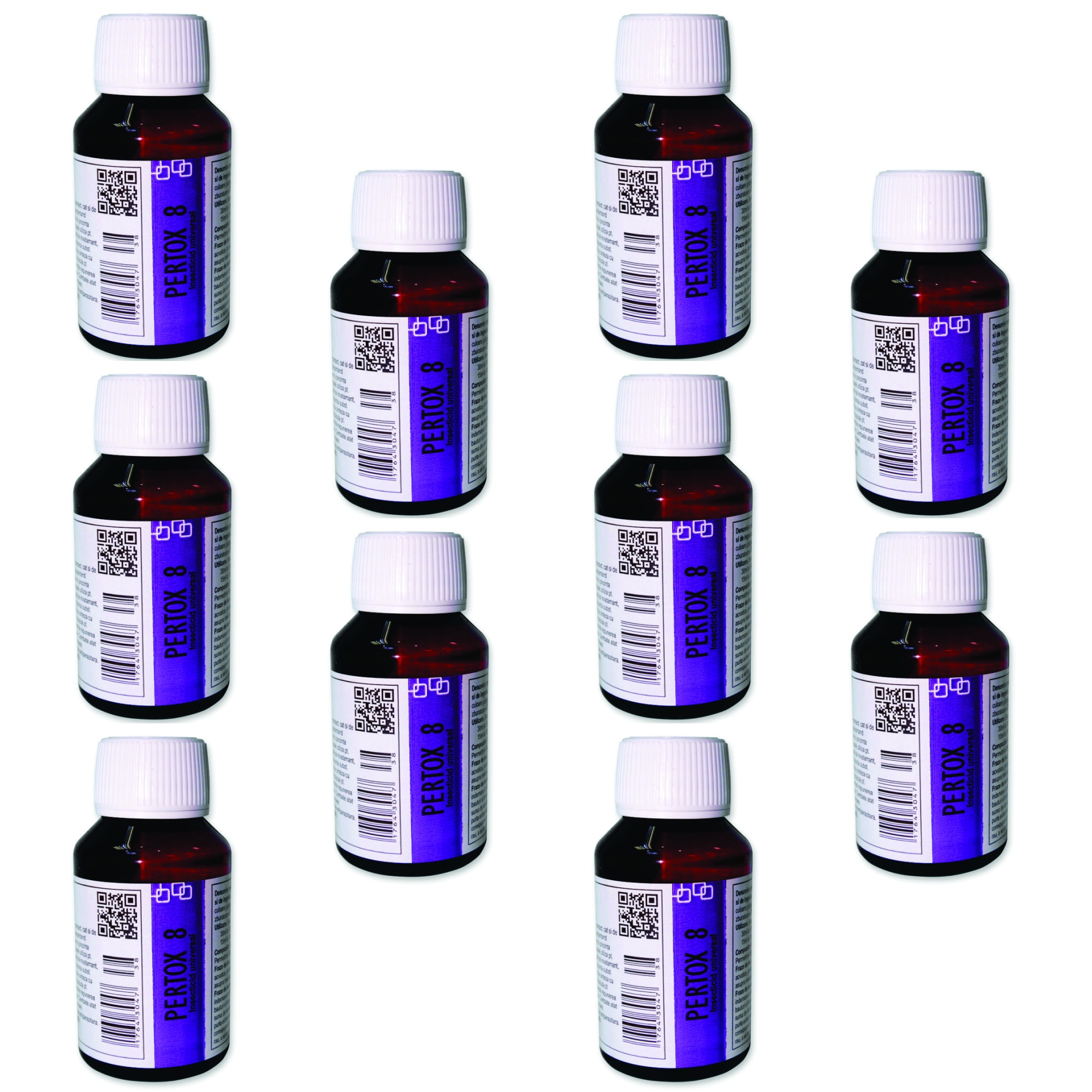 10buc Pertox 100ml - Insecticid universal Pestmaster - 10 x 100ml Pachet