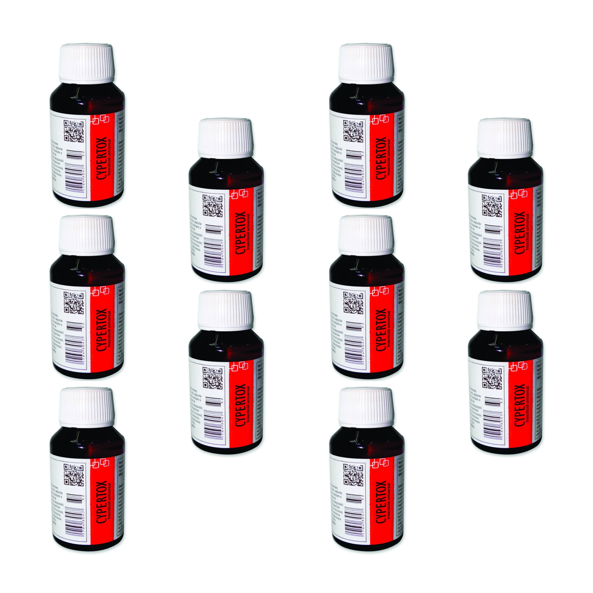 10buc Cypertox 100ml - Insecticid universal Pestmaster Cypertox - 10 x 100ml