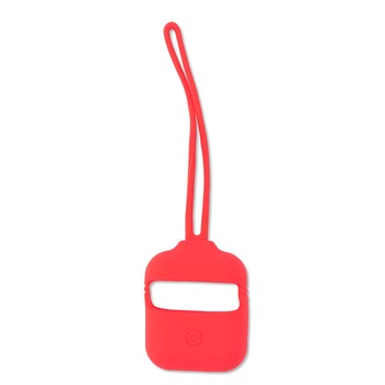 Carcasa din silicon cu curele pentru gat si incheietura mainii 4smarts 2 Straps, pentru Apple AirPods, roz Carcasa din silicon cu curele pentru gat si incheietura mainii 4smarts 2 Straps, pentru Apple AirPods, roz