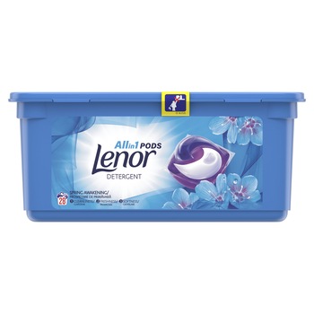 Detergent capsule Lenor All in One PODS Spring Awakening, 28 spalari