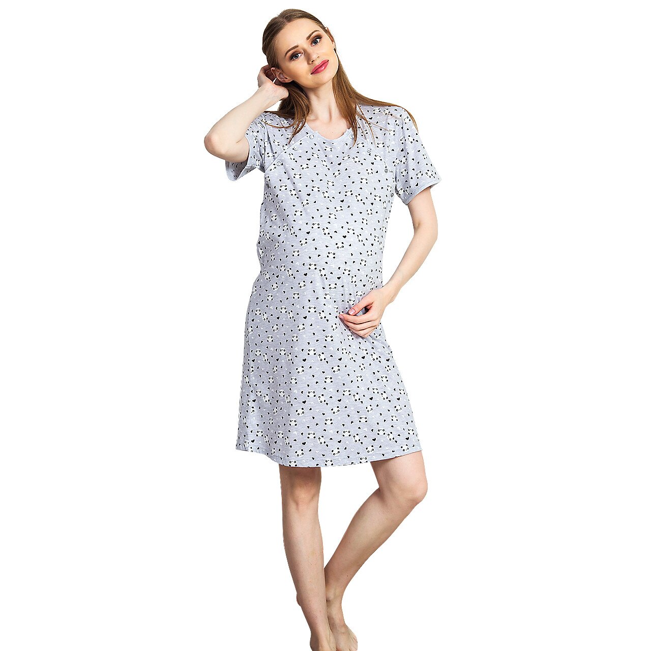 Camasa Gravide si Alaptat, Vienetta, Model We Love Panda, Marime S