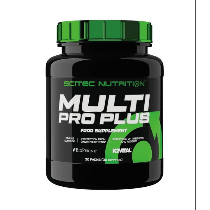Complex de multivitamine si minerale Multi Pro Plus, 30 pachete, Scitec