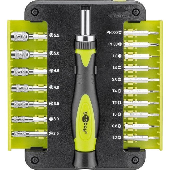 Set surubelnita Goobay cu 17 biti