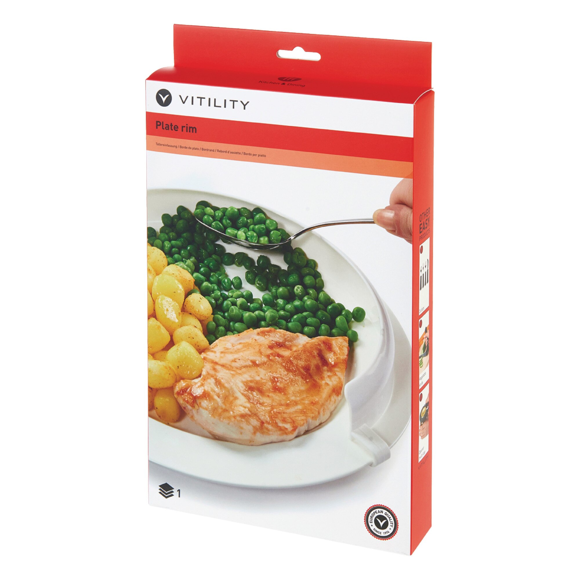 Margine suplimentara pentru farfurie, Vitility