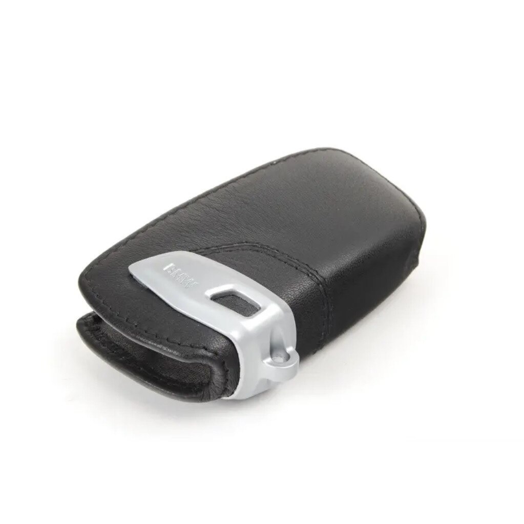 Husa protectie cheie originala BMW - Basic - piele neagra fina