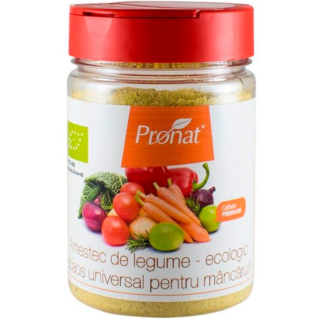 Amestec de legume bio, adaos universal pentru mancaruri, 180 g