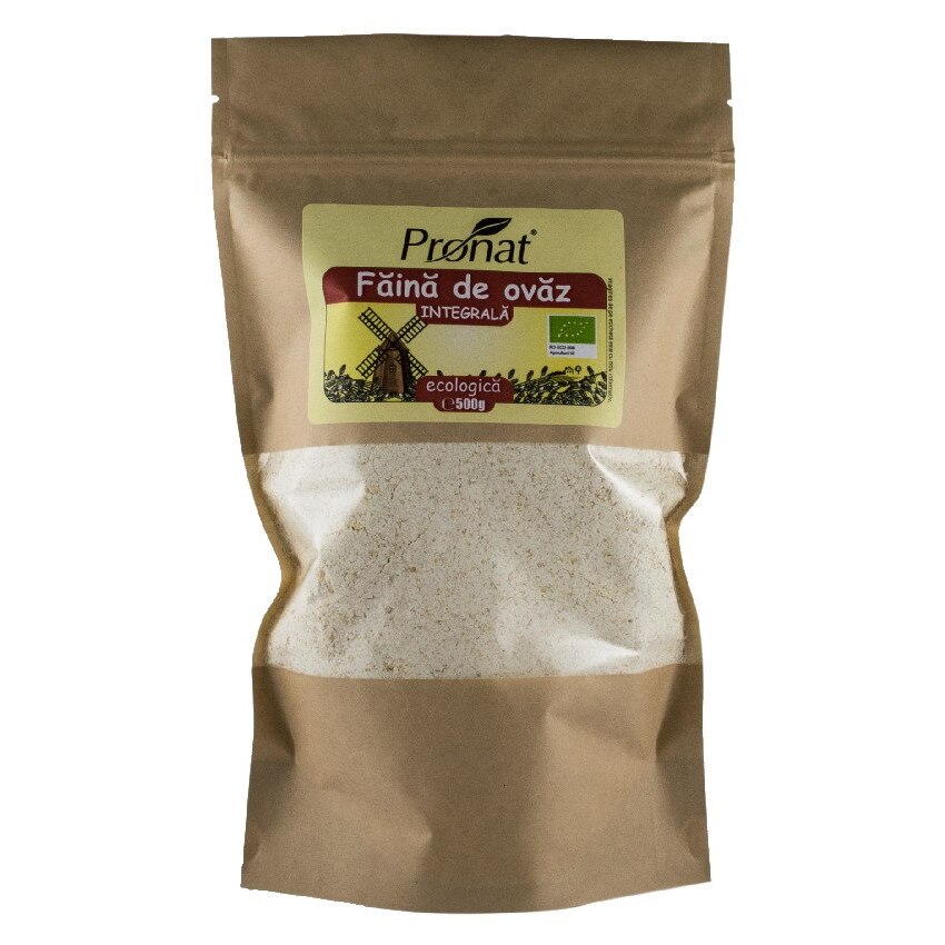 Faina integrala de ovaz Bio, 500 g