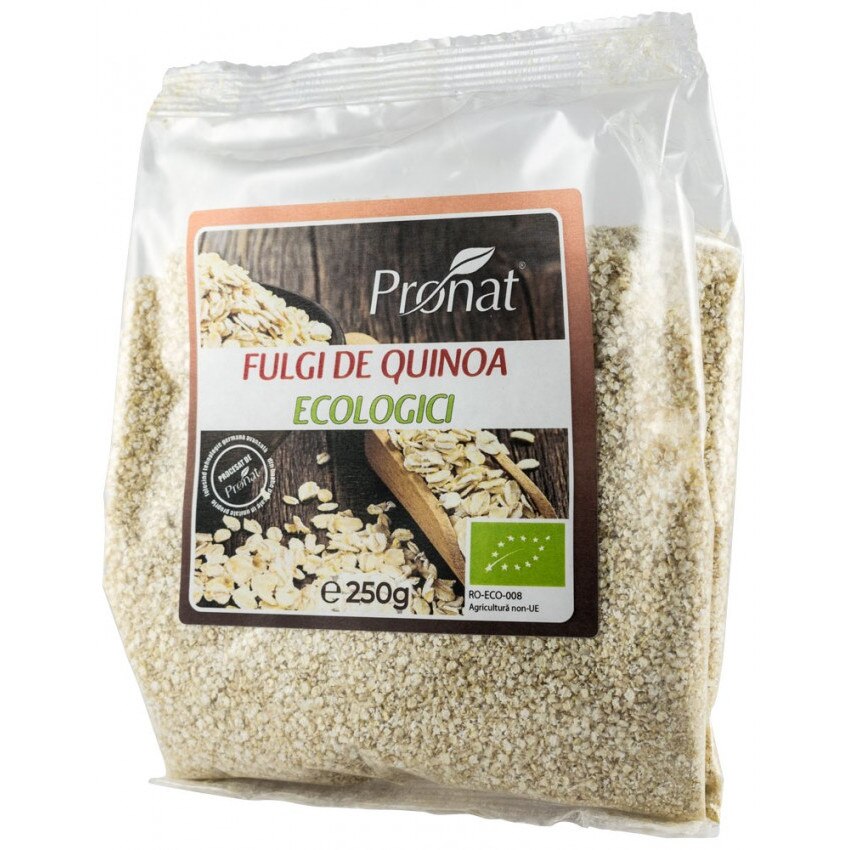Fulgi de quinoa, bio, Pronat, 250 g