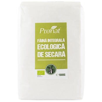 Faina integrala de secara bio, Pronat 1 kg Faina integrala de secara bio, Pronat 1 kg