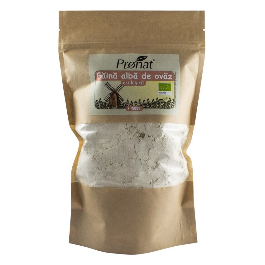 Faina alba de ovaz, bio, Pronat, 500g