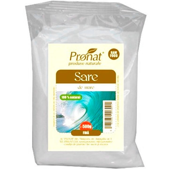 Sare de mare, fina, Pronat, 500 g