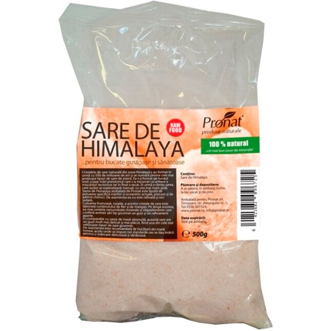 Sare de Himalaya de masa, Pronat, 500 g
