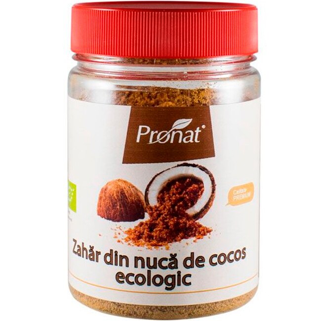 Zahar de cocos, bio, Pronat, 150 g