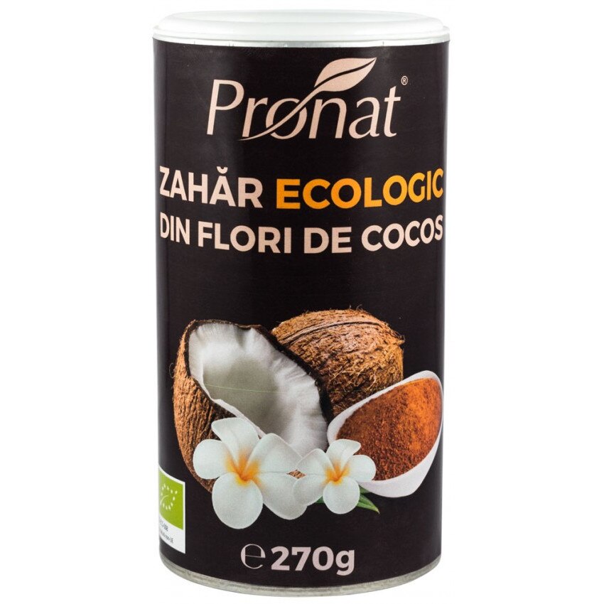Zahar de cocos, bio, Pronat, 270 g