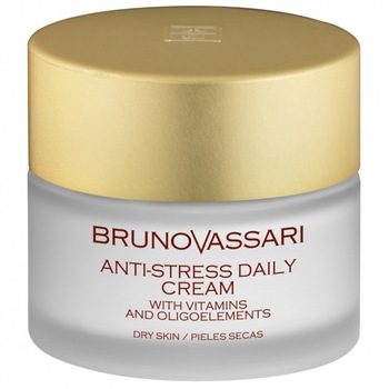 Crema de fata Bruno Vassari Antistress Daily Cream Secas, 50 ml Crema de fata Bruno Vassari Antistress Daily Cream Secas, 50 ml