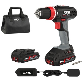 Masina de gaurit si insurubat (bormasina) cu percutie pe acumulator SKIL F0152844AR, 18 V (20 V Max), 1500 RPM, 50 Nm, 22.500 PPM, 2 acumulator, incarcator, cap dublu de surubelnita, geanta transport Masina de gaurit si insurubat (bormasina) cu percutie pe acumulator SKIL F0152844AR, 18 V (20 V Max), 1500 RPM, 50 Nm, 22.500 PPM, 2 acumulator, incarcator, cap dublu de surubelnita, geanta transport