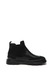 Camper, Ghete Chelsea de piele cu insertii textile Brutus, Negru, 37