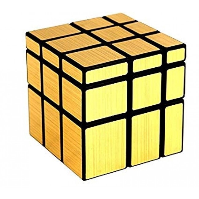 Cub Rubik 3x3x3 QiYi Mirror gold, 129CUB - eMAG.ro