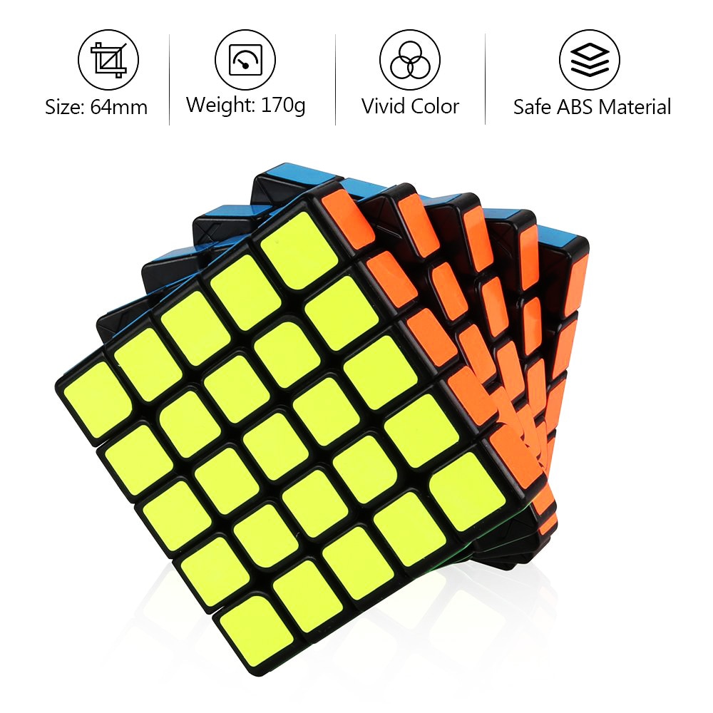 ◆mayu◆ Cub Rubik 5x5x5 MoYu MF5S Black, 161CUB - eMAG.ro