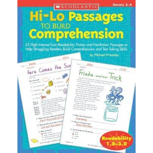 Hi-Lo Passages to Build Comprehension: Grades 3-4, Michael Priestley