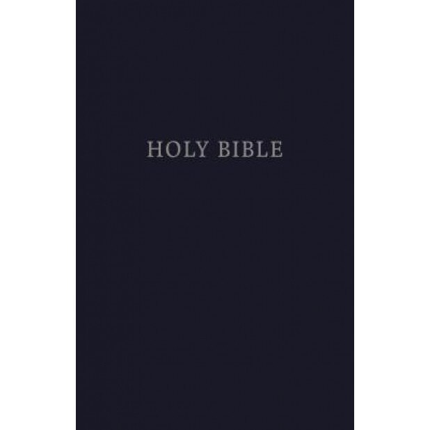KJV, Pew Bible, Large Print, Hardcover, Blue, Red Letter Edition, Thomas Nelson (Author)