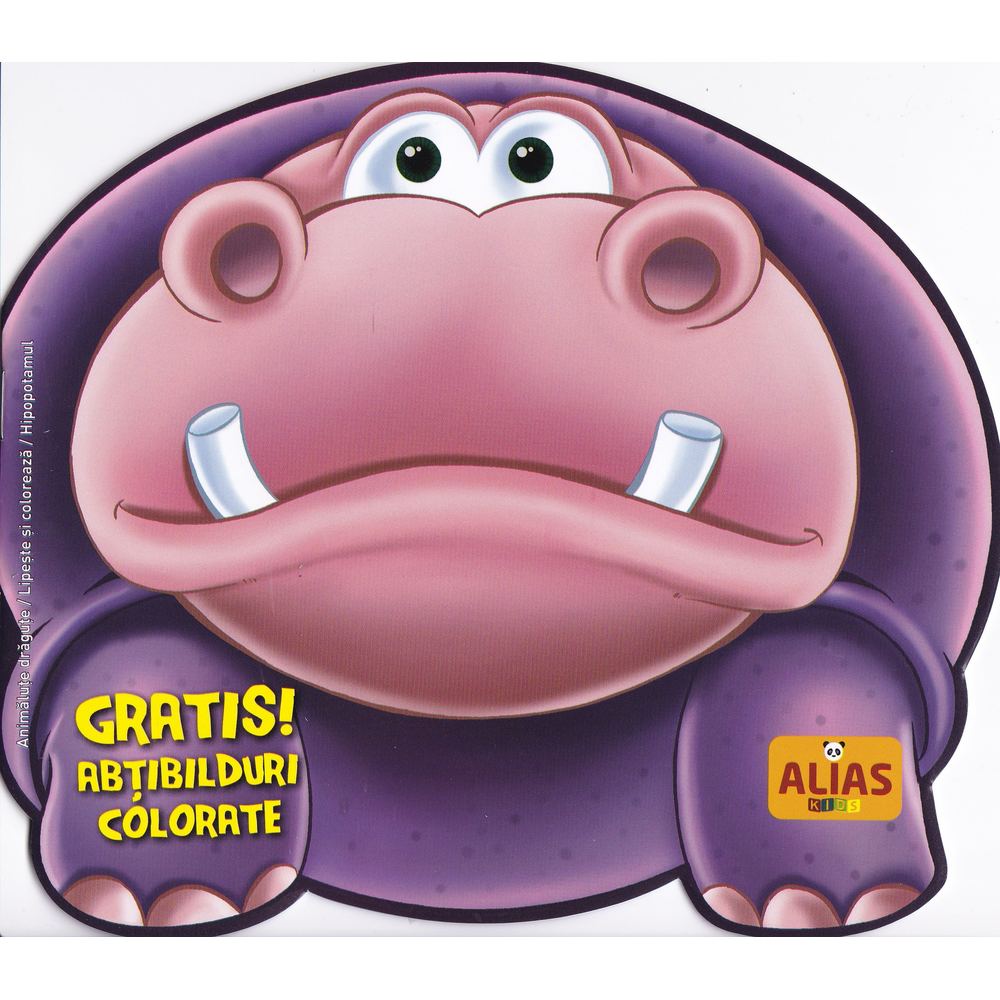 Hipopotamul. Carte de colorat