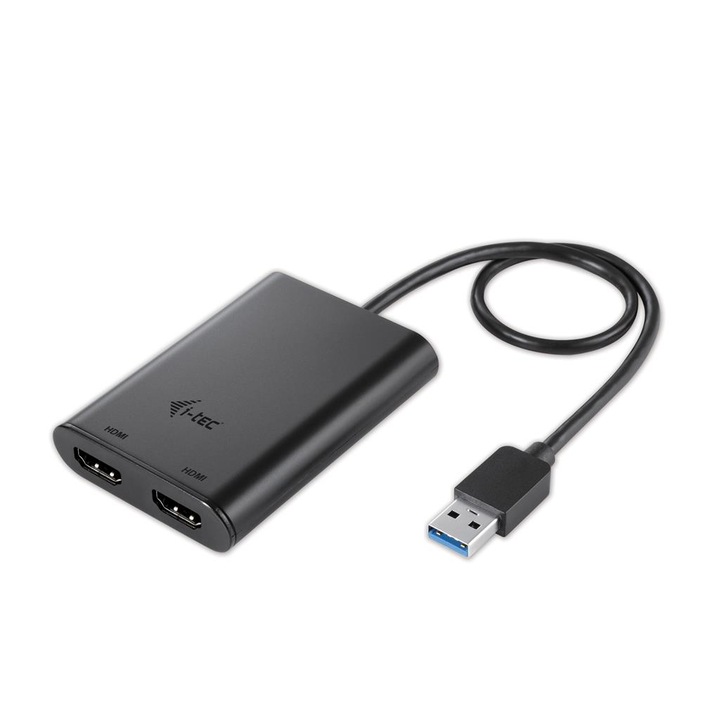 i-tec USB 3.0 / USB-C Dual HDMI 2x 4K Ultra HD Video Adapter