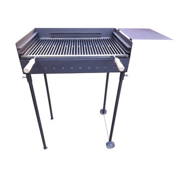 Gratar de gradina 60x40 reglabil pe 3 niveluri cu Grill inox alimentar pe carbune sau lemne,portabil cu Roti Gratar de gradina 60x40 reglabil pe 3 niveluri cu Grill inox alimentar pe carbune sau lemne,portabil cu Roti