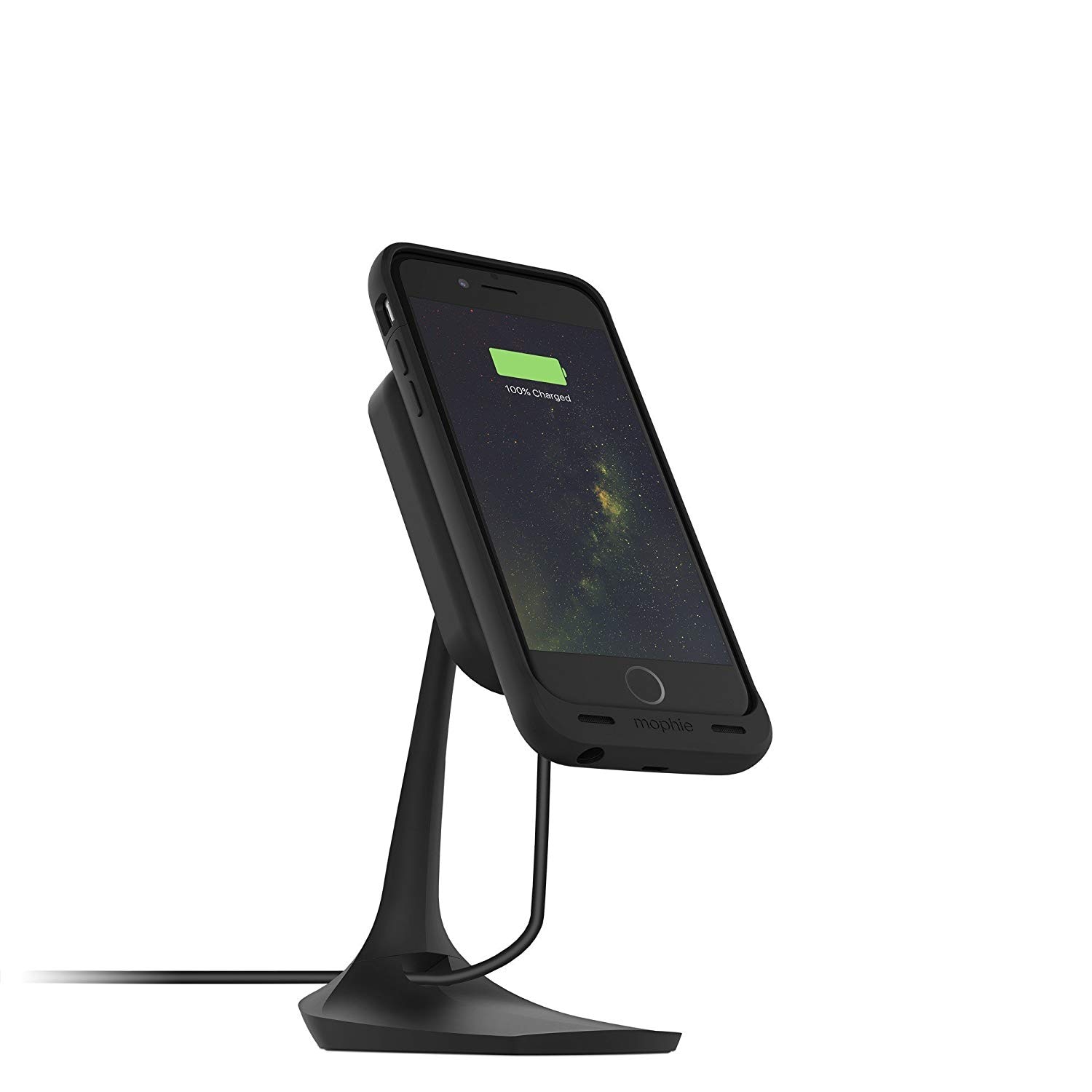 Магнитна стойка/поставка за мобилен телефон Iphone, Mophie Charge Force  Desk Desk с безжично зареждане, черен - eMAG.bg