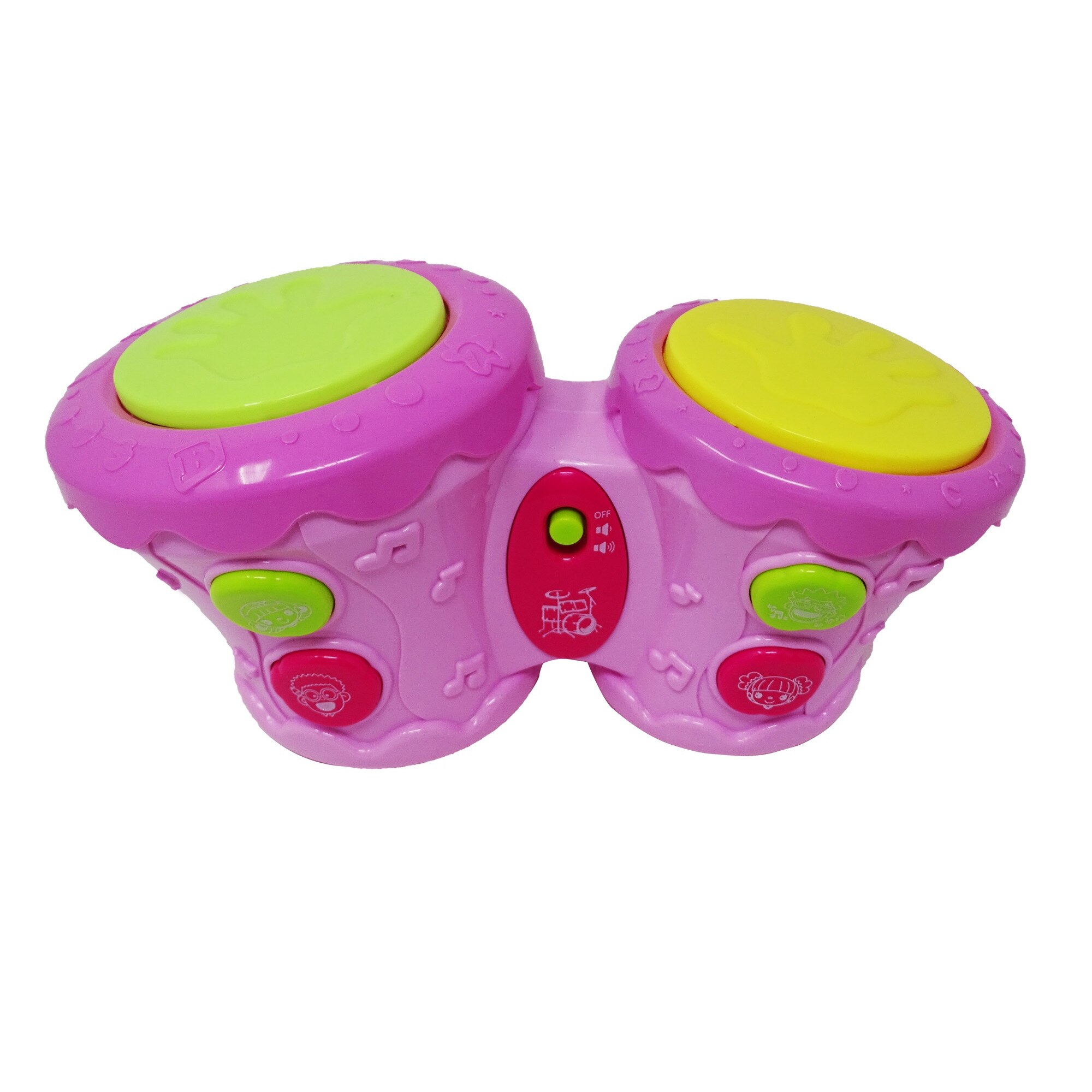 Jucarie Toba pentru Bebelusi cu Muzica si Lumini, SALAMANDRA KIDS®, Roz