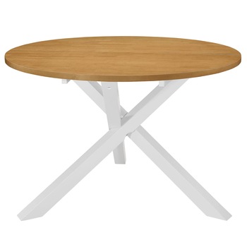 Masa de bucatarie, alb, 120 x 75 cm, MDF Masa de bucatarie, alb, 120 x 75 cm, MDF