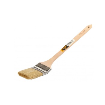 Perie pentru zugravit plata, cu cap curbat de 1 Perie pentru zugravit plata, cu cap curbat de 1