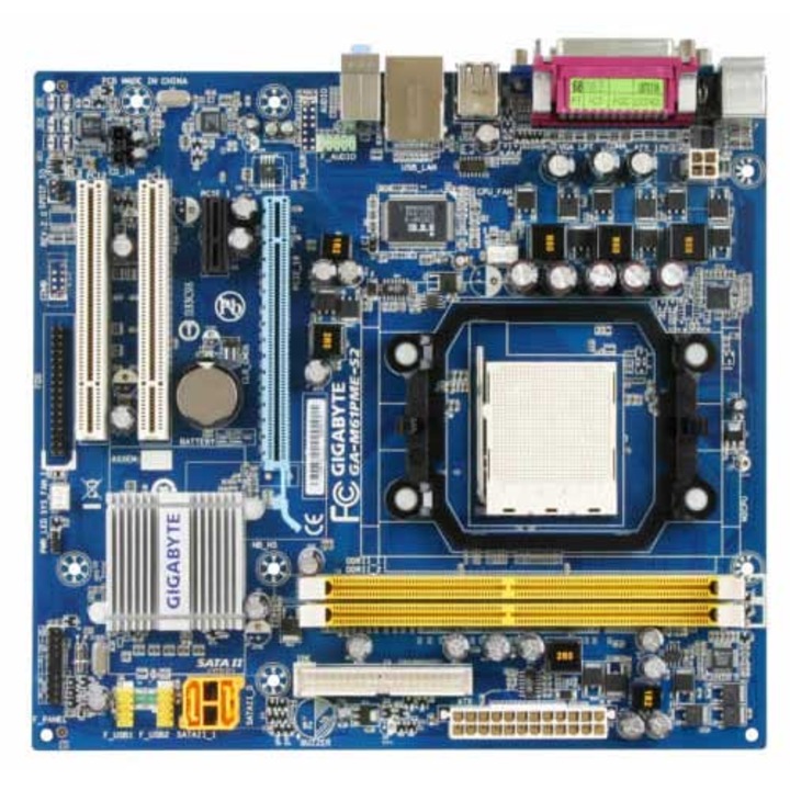 Placa de baza Gigabyte M61PME-S2, socket AM2