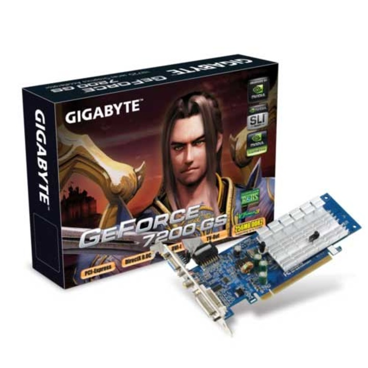 7200 Gs Placa De Video Pci Express X16 Ddr2 Placa Video Gigabyte