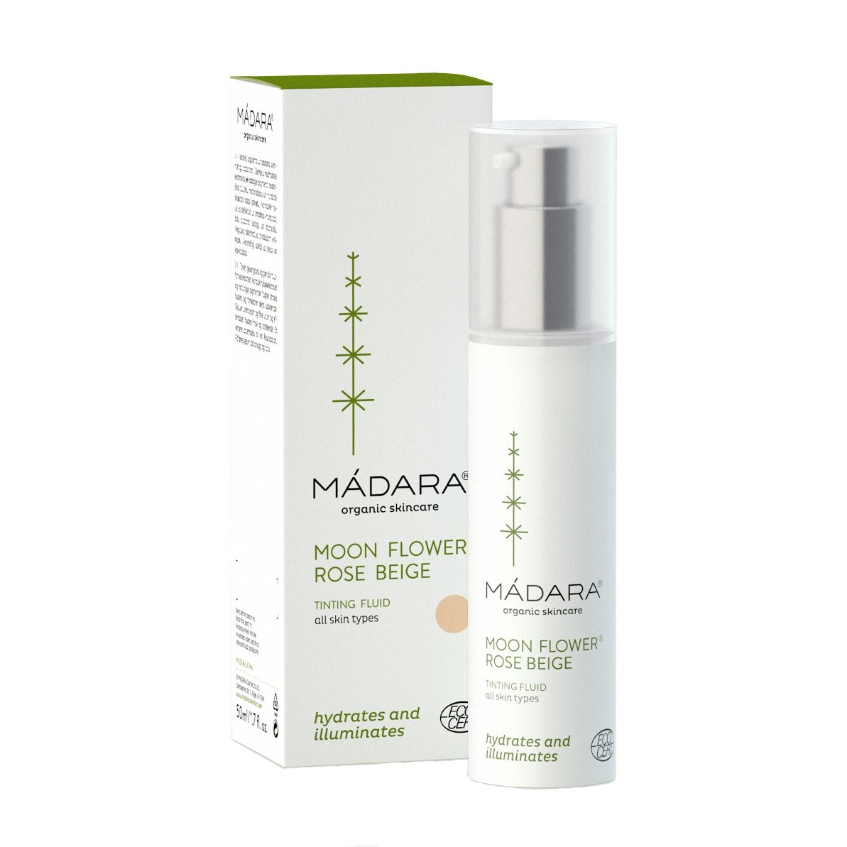 Fluid nuantator bio Rose Beige Madara, 50 ml