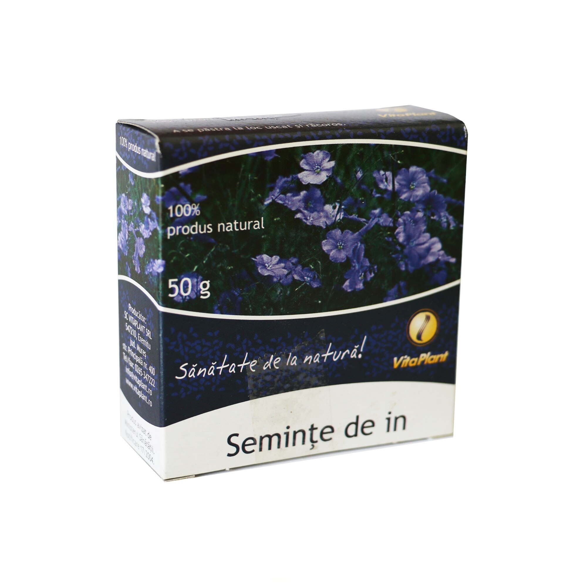 Seminte de in - VitaPlant, 50 gr