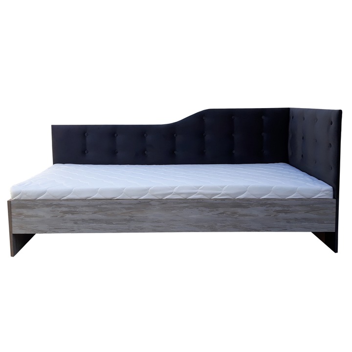 Pat Tapitat de Colt Genarom TOM 160 DR Fara Leat, Kronos 34 / K084, 204 x 164,5 x 87 cm