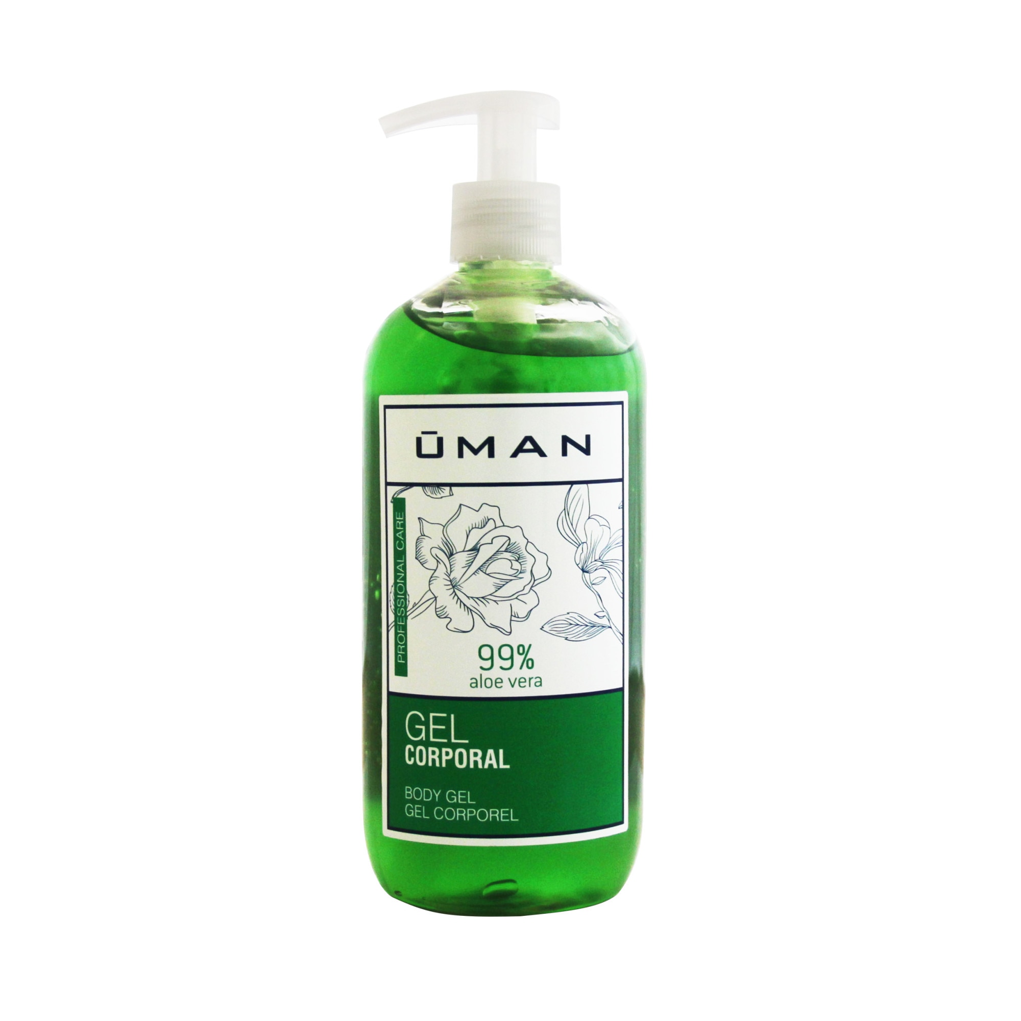 Gel corporal UMAN cu Aloe Vera 500ml