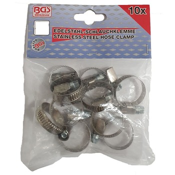 Set 10 coliere din otel 50-70mm, BGS Technic Set 10 coliere din otel 50-70mm, BGS Technic