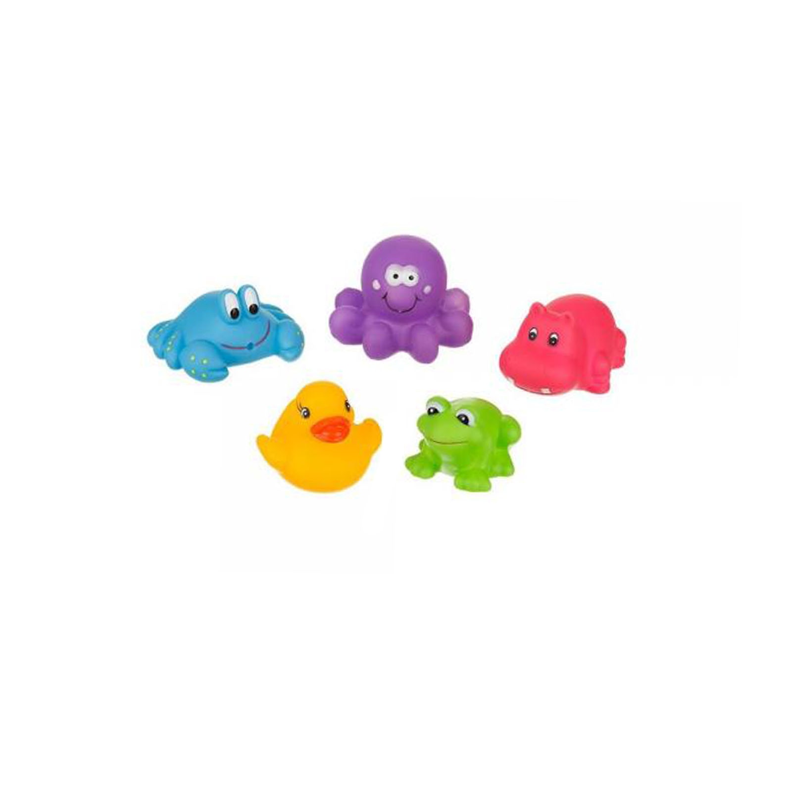 Set 5 jucarii pentru baie Akuku A0363, Multicolor