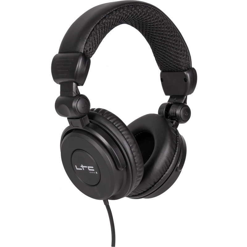 Casti DJ audio profesionala cu adaptor 6.35 mm si 3.5 mm