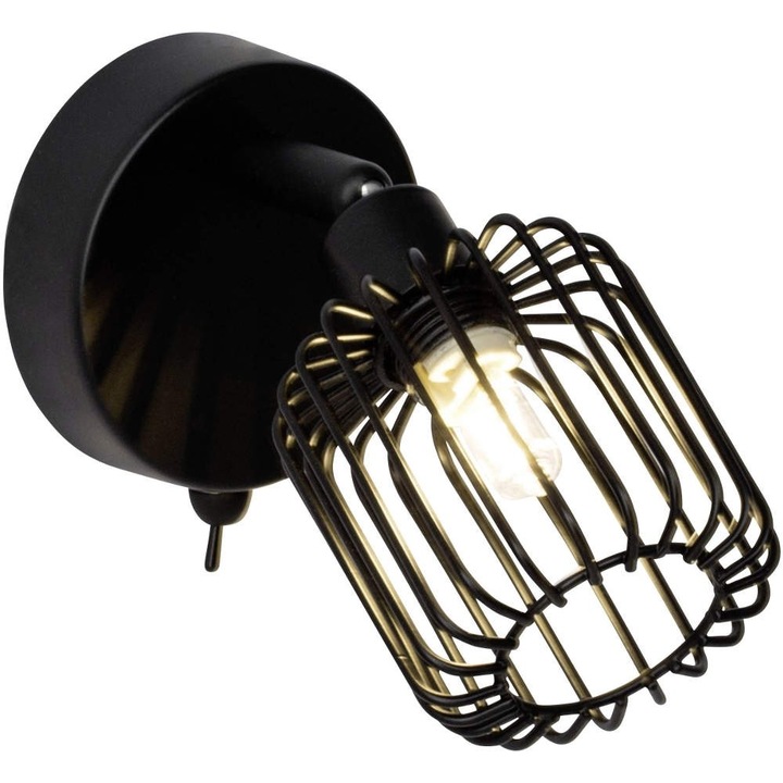 Spot Flavian, 1xg9, 33w, Metal, Negru