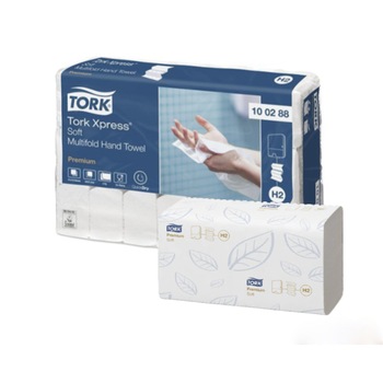 Prosoape hartie Tork Xpress 100288, gama Premium, 2 straturi, 110 buc/pachet, 21pachete/bax culoarea alb Prosoape hartie Tork Xpress 100288, gama Premium, 2 straturi, 110 buc/pachet, 21pachete/bax culoarea alb
